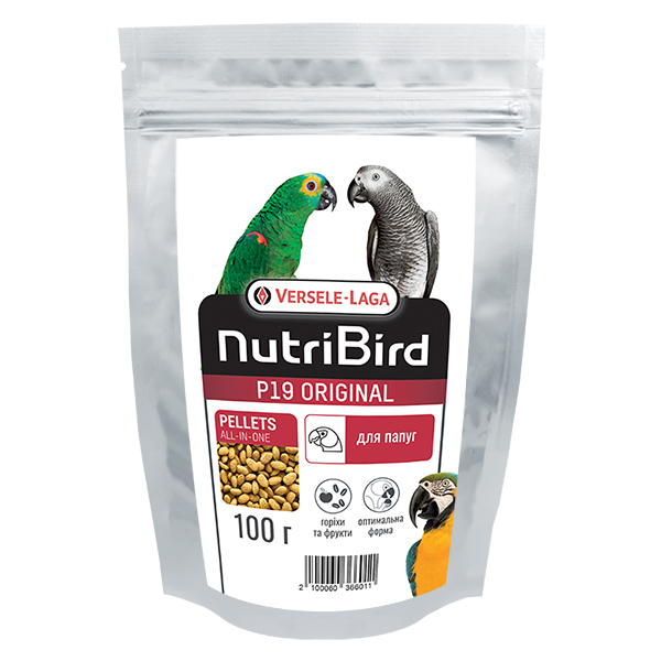 Versele-Laga NutriBird P19 Original Breeding ВЕРСЕЛЕ-ЛАГА НУТРІБЕРД P19 ОРІДЖИНАЛ РОЗВЕДЕННЯ корм для великих папуг